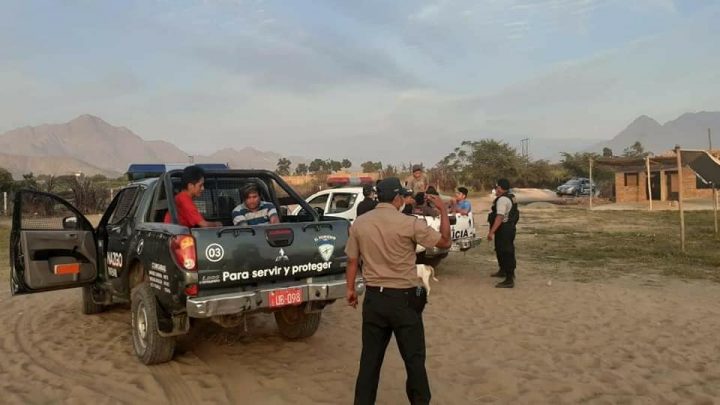 Se detuvo a sujetos que alteraban el orden publico en las Pampas del Huerequeque sector Víctor Raul