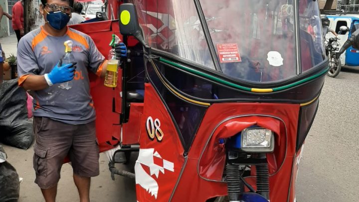 MOTOTAXISTAS ACATAN MEDIDAS DE BIOSEGURIDAD