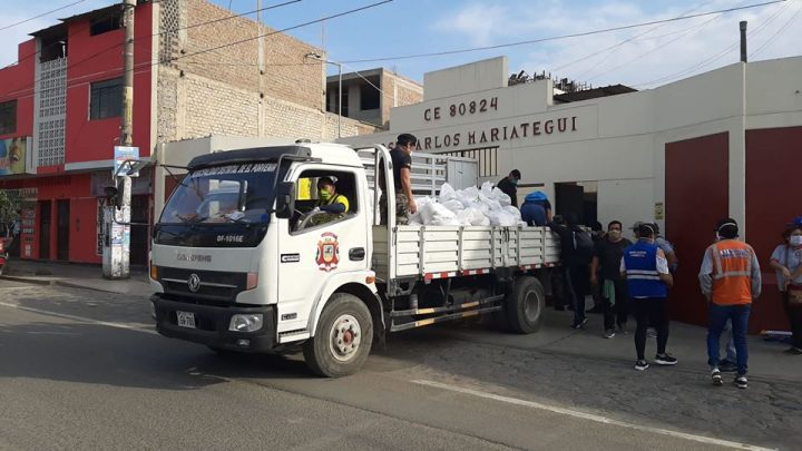 SE INICIO LA DISTRIBUCIÓN DE LAS CANASTAS BÁSICAS FAMILIARES A LA POBLACIÓN MÁS VULNERABLE.