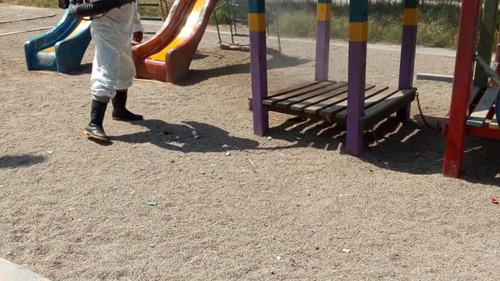 ACCIONES DE PREVENCIÓN  DEL COVID 19, MEDIANTE DESINFECCIÓN Y FUMIGACIÓN DE ESPACIOS PÚBLICOS Y MERCADOS.