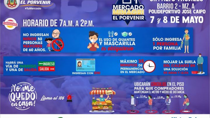Este 7 y 8 de mayo 🚨👨‍🌾🥑🍎🌽🥔🍅 MERCADO MINAGRI -ALTO TRUJILLO