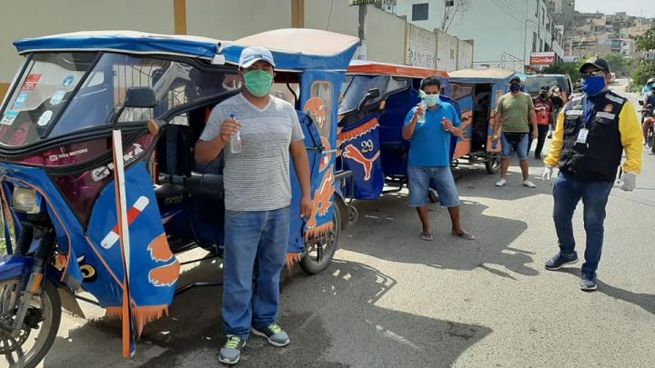 POR LA SALUD Y EL ORDEN EN NUESTRO PORVENIR, SE REALIZÓ  SENSIBILIZACIÓN A MOTOTAXISTAS.