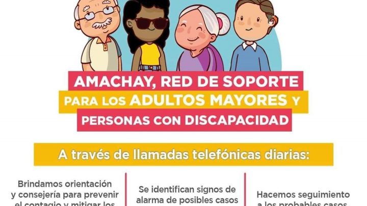 AMANCHAY, Red de soporte para los adultos mayores y personas con discapacidad.