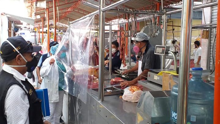 INSPECCIÓN DE MERCADOS PARA CUMPLIMIENTO ESTRICTO DE MEDIDAS Y PROTOCOLOS SANITARIOS Y SOCIALES.