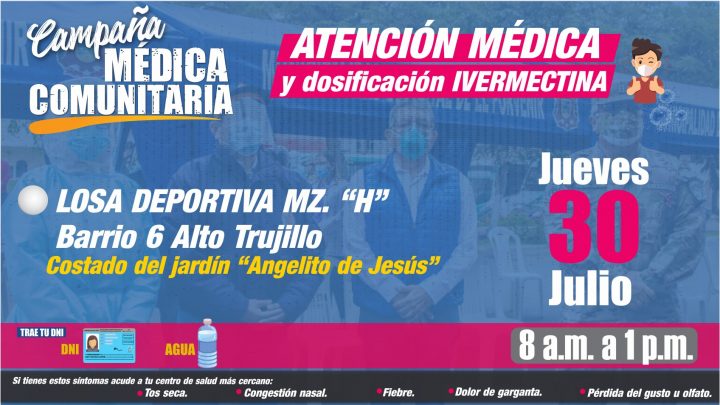 COVI-19 CAMPAÑA: Mañana campaña médica.