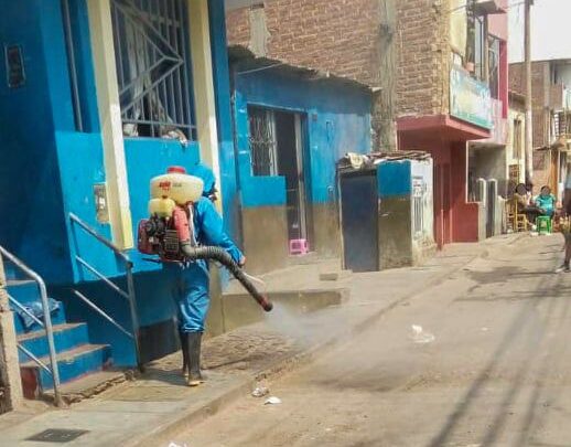 COVI-19 DESINFECCIÓN:  Continuamos con la desinfección en nuestro distrito.