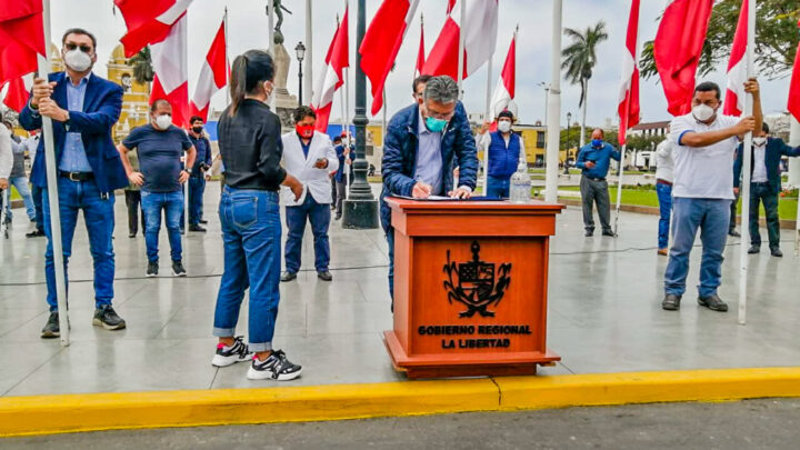 Todas las autoridades de La Libertad exigimos al Gobierno central nos apoye en combatir el Covid19
