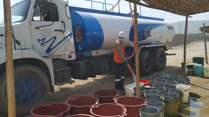 COVI-19 AGUA: Se reinicio la distribución de agua potable.
