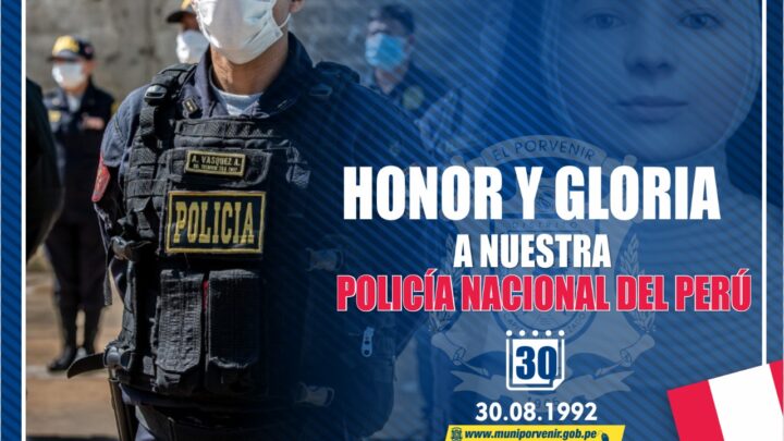 Feliz Día Policía Nacional del Perú.