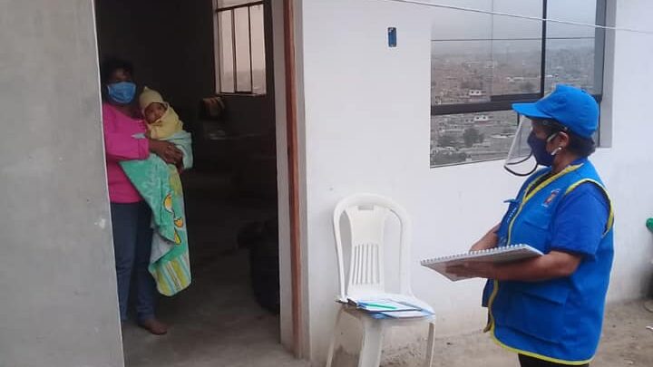 Meta4 MDEP | Nuestros Angeles de Hierro continúan haciendo las visitas domiciliarias a los niños para fortalecer su alimentación.