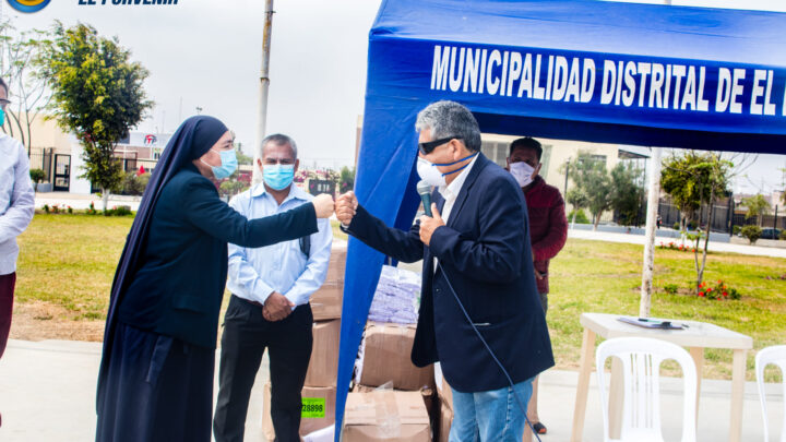 Gestionando salud para mi Porvenir | La MDEP con apoyo del GRELL entregan 10 mil mascarillas.