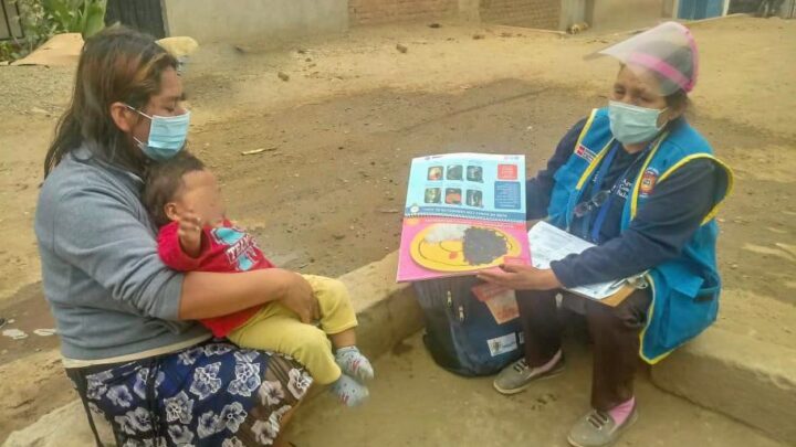 Meta 4 | Continúan las visitas domiciliarias con la finalidad de velar por la salud de los niños.