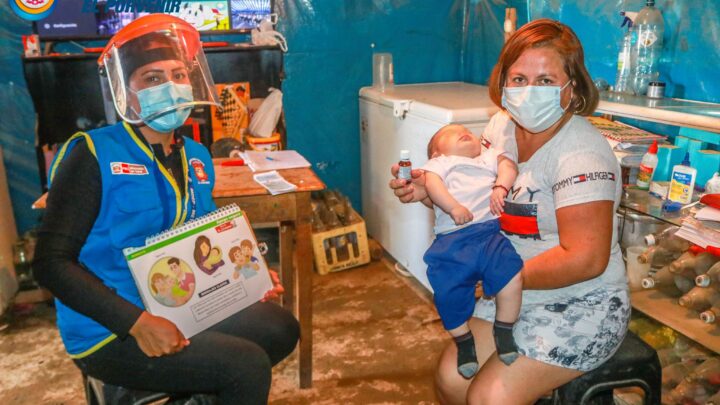 Meta 4 | Continúan las visitas domiciliarias promoviendo la adecuada alimentación y la prevención de la anemia.