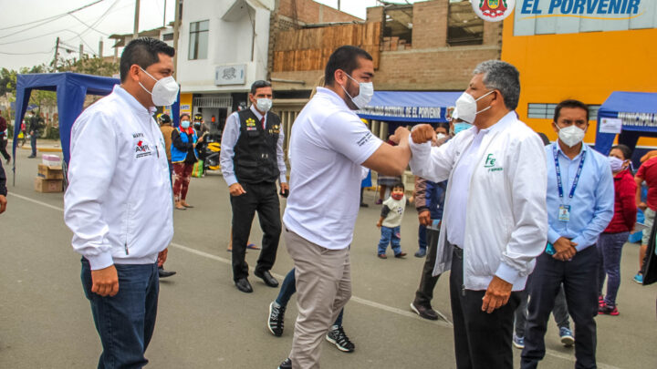 Visita del Presidente del AMPE a nuestro distrito de El Porvenir.