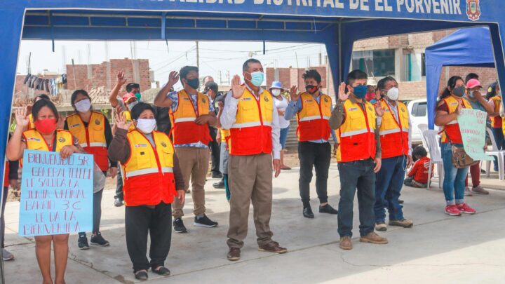 Más seguridad para mi Porvenir | Se juramentaron a 4 juntas vecinales en Alto Trujillo-Barrio 3A