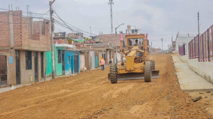 Avanzando con las Obras | La ejecución del proyecto de transitabilidad vial de las calles del barrio 4 – Alto Trujillo están en un avance del 30%.