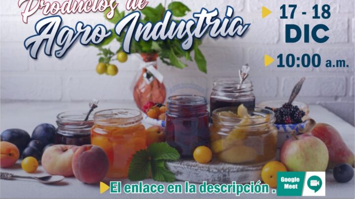 Capacitación | Elaboración, Producción y Comercialización de Productos de Agroindustria.