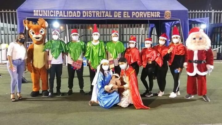 En un ambiente festivo se realizó el concurso de villancicos LOS JÓVENES EN NAVIDAD con la participación de las organizaciones juveniles del distrito.