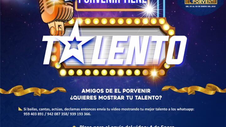 Participa en «EL PORVENIR TIENE TALENTO»