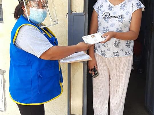 Meta 4 | Nuestros Ángeles de Hierro continúan con las visitas domiciliarias a nuestros niños de El Porvenir.