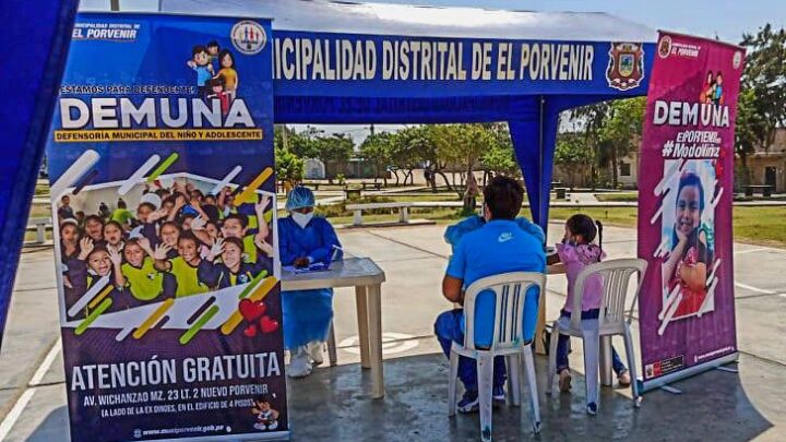 DEMUNA El Porvenir | Iniciamos las campañas de salud mental en el Sector Antenor Orrego.