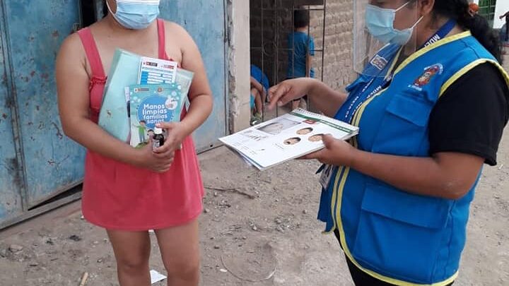 META 4 | Ángeles de Hierro continúan realizando visitas domiciliarias a niños en nuestro Porvenir.