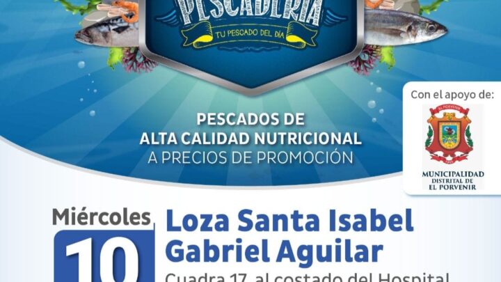 Feria mi Pescadería | A Comer Pescado, te esperamos este 10 de Marzo en la Loza Deportiva Santa Isabel.