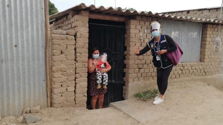 META 4 | Nuestros Ángeles de Hierro continúan realizando las visitas domiciliarias a nuestros niños del Porvenir.