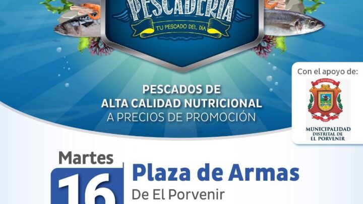 Feria Mi Pescadería | Te esperamos este 16 de marzo en la Plaza de armas sector Gran Chimú.
