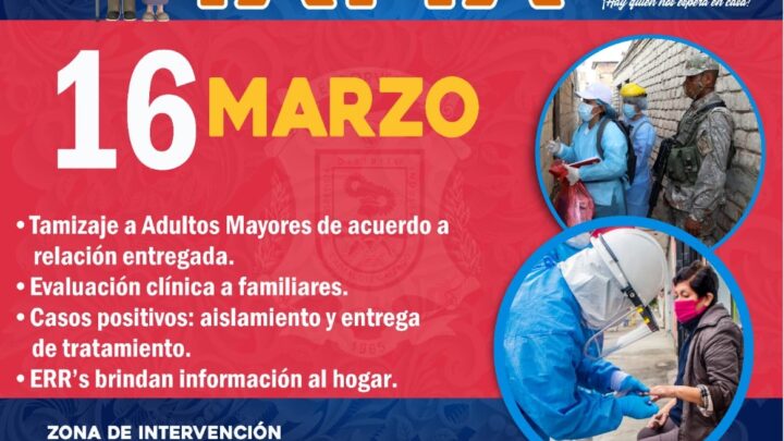 Operación Tayta en El Porvenir este 16 control médico.