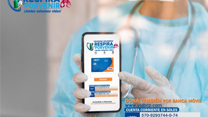 Donativos | Necesitamos de Tu Apoyo, Súmate a la cruzada solidaria Respira Porvenir.