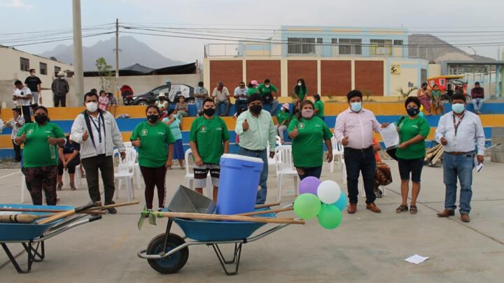 La MDEP realizo la entrega de Kits de herramientas a los comités ecológicos ambientales del sector Tupac Amaru.