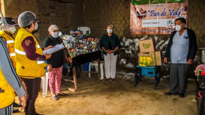 Se inicio la entrega de canastas de alimentos de Qali Warma en El Porvenir.