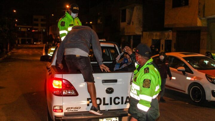 Operativo de toque de queda en El Porvenir