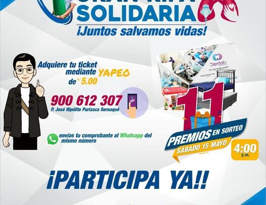 Gran Rifa Solidaria | Únete a la cruzada y juntos salvemos vidas.