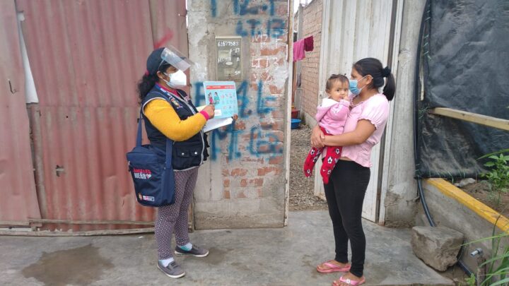 OMAPED MDEP | Continuamos realizando las visitas domiciliarias a los niños del distrito.