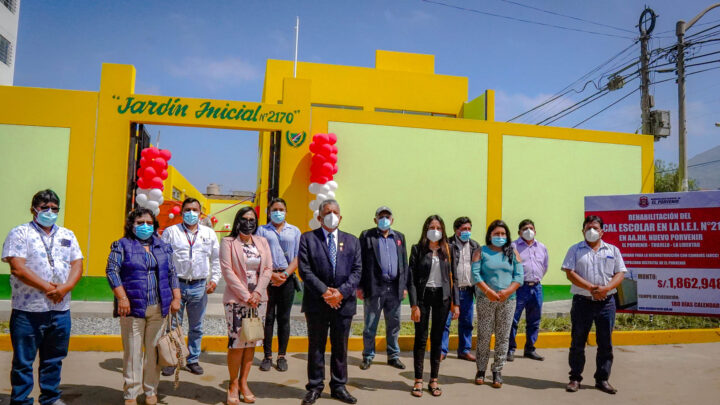 Obras Bicentenario | Entrega de Moderna Institución educativa nivel Inicial 2170