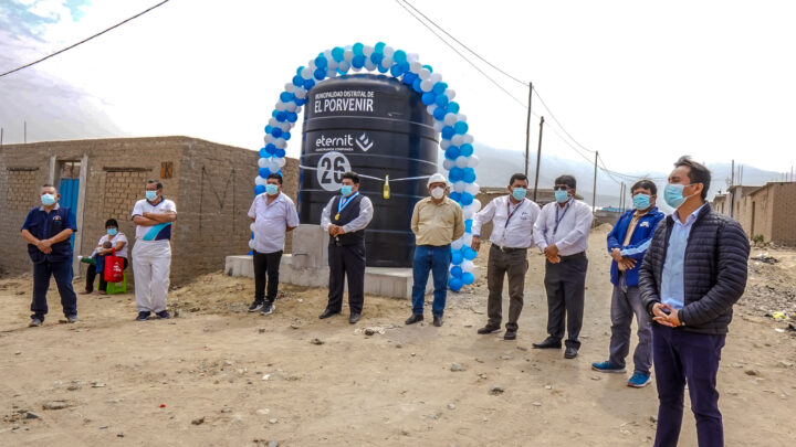 Obras | Inauguración del tanque rotoplast de 10mil litros en Tupac Amaru.