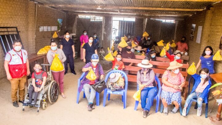 OMAPED El Porvenir | Continuamos brindando apoyo con alimentos a personas con discapacidad.