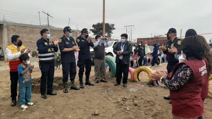 Recuperación de espacios públicos en el Parque de niños San José.