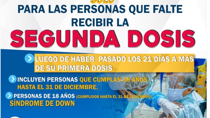 Vacunación COVID-19 | Segunda dosis y personas con síndrome de DOWN