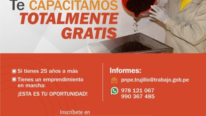 Tienes un emprendimiento en marcha te capacitamos gratuitamente.