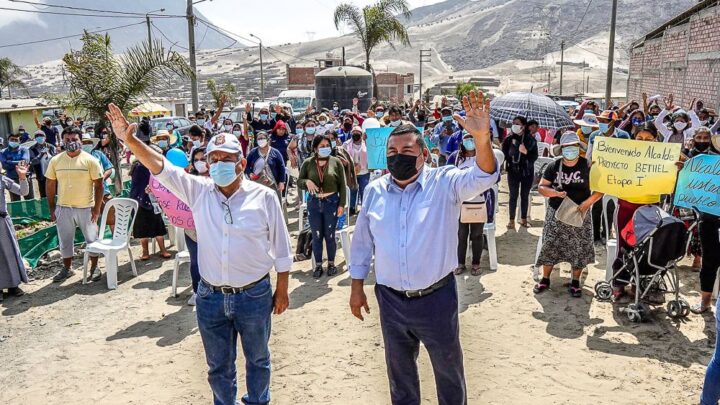 Reunión de coordinación sobre títulos de propiedad, agua y alcantarillado en la I y II ETAPA PROYECTO BETHEL,BARRIO 5E – ALTO TRUJILLO.