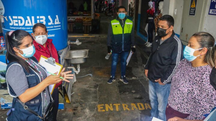 Continuamos con la inspección de mercados para verificar el cumplimiento estricto de las medidas y protocolos sanitarios.