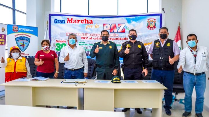 Gran Marcha por la Paz | Conferencia de prensa por la gran marcha por la Seguridad Ciudadana.