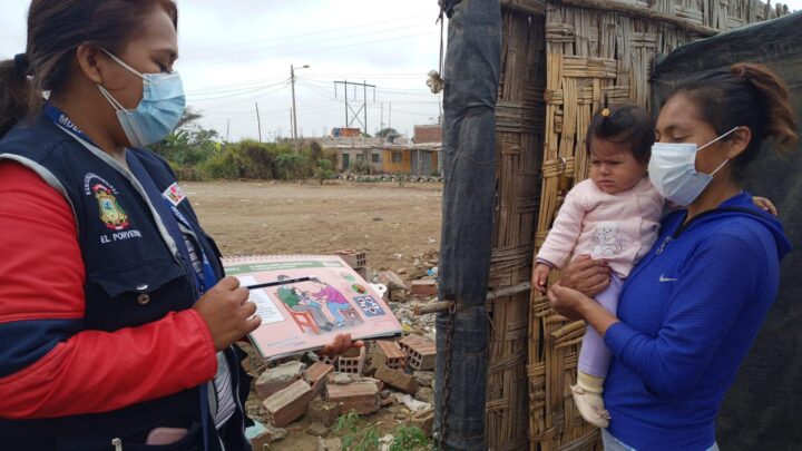 Meta 4 | Nuestros Ángeles de Hierro continúan realizando las visitas domiciliarias a nuestros niños del Porvenir.