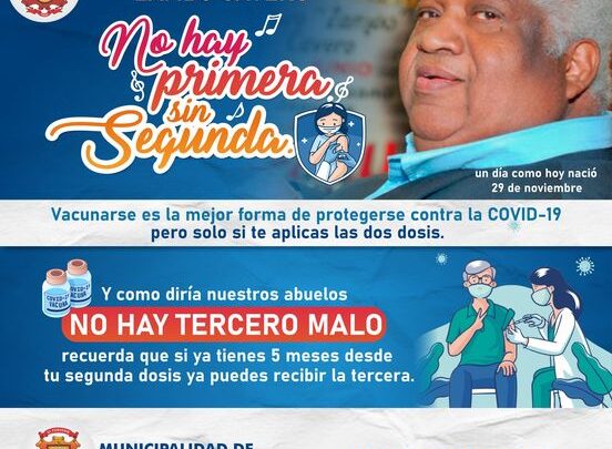 Vacunación contra El COVID-19 | Seguimos realizando la vacunación de la 1era, 2da, y 3ra dosis. TE ESPERAMOS!
