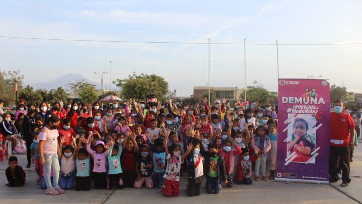 DEMUNA El Porvenir y III Macro Región Policial de la Libertad celebraron el Día de los derechos del niño, niña y adolescente.