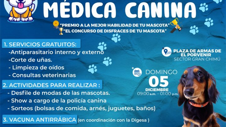 I Concurso y campaña médica canina.