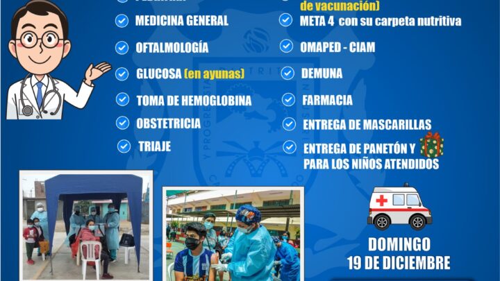Campaña de Salud | Dirigido a niños menores de 11 años